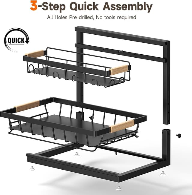 Thumbnail 6 de Sevenblue 2-Pack Under Sink Organizer