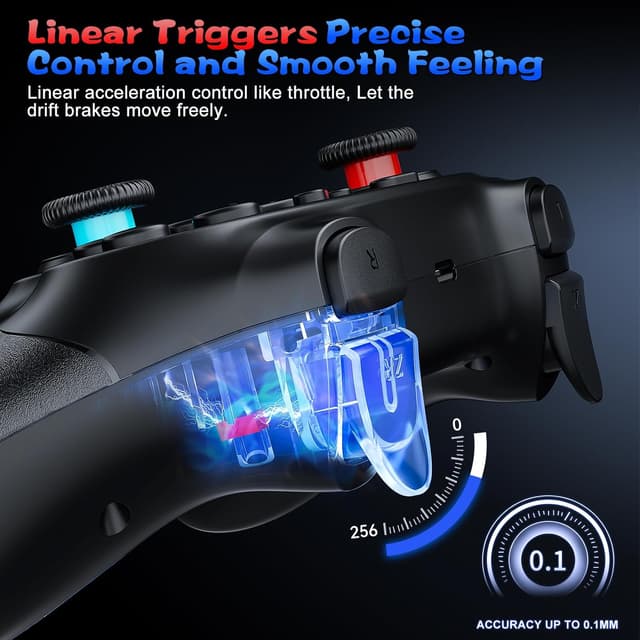 Thumbnail 5 de Nonbliep 2 Pack Wireless Controller 1000 mAh