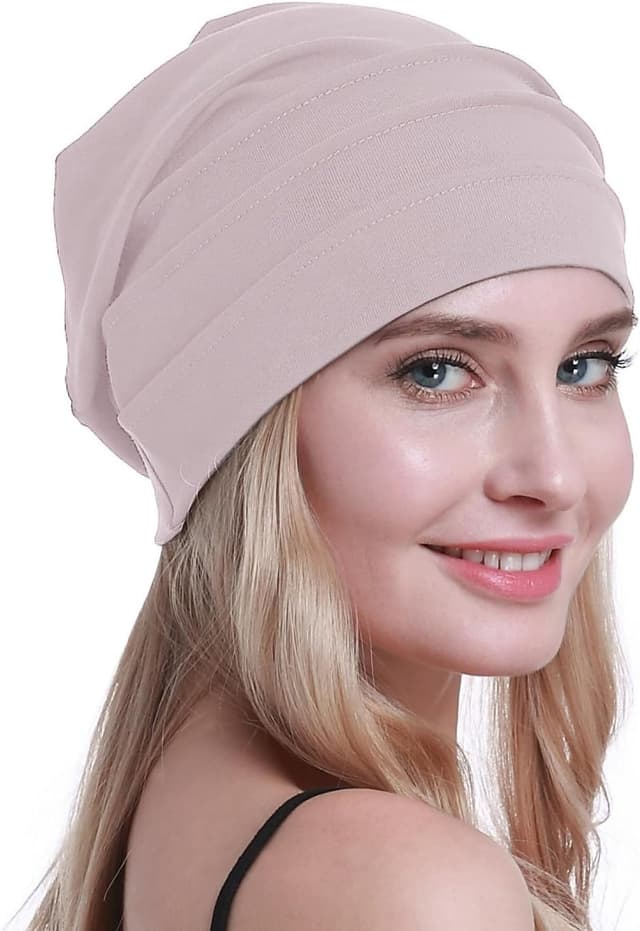 Thumbnail 4 de osvyo Copricapo in cotone da chemioterapia morbido