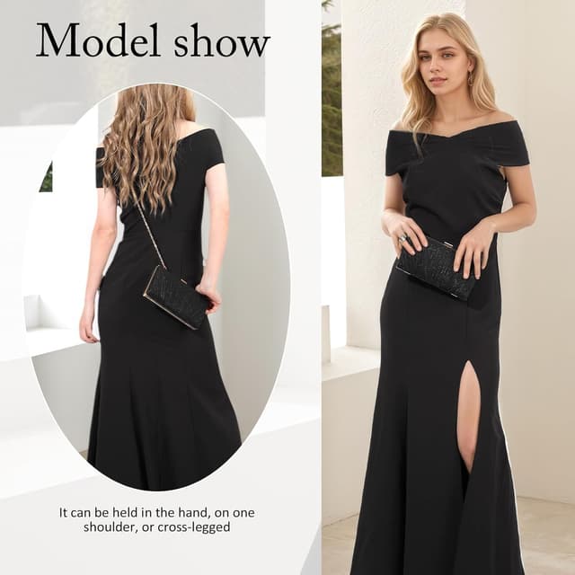 Thumbnail 6 de Fecialy Clutch Handtasche 22 x 12 cm