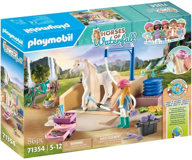 Thumbnail 1 de PLAYMOBIL Horses of Waterfall 71354: Diversión y Aventura 🐴
