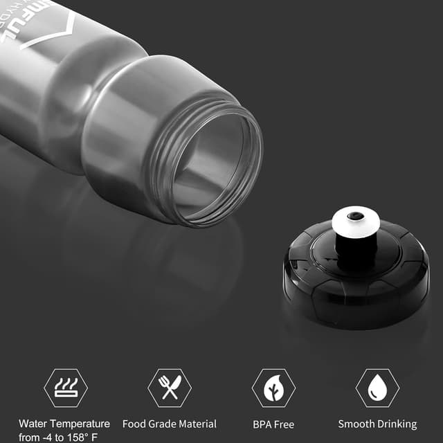 Detalle de GEMFUL Fahrrad-Trinkflasche 750 ml im 2er Set