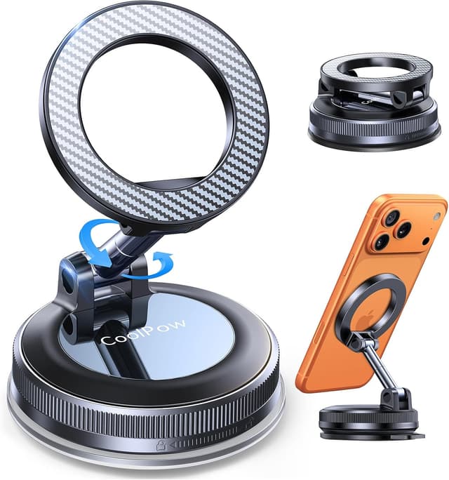 Detalle de Coolpow Porta Cellulare auto magnetico 360°