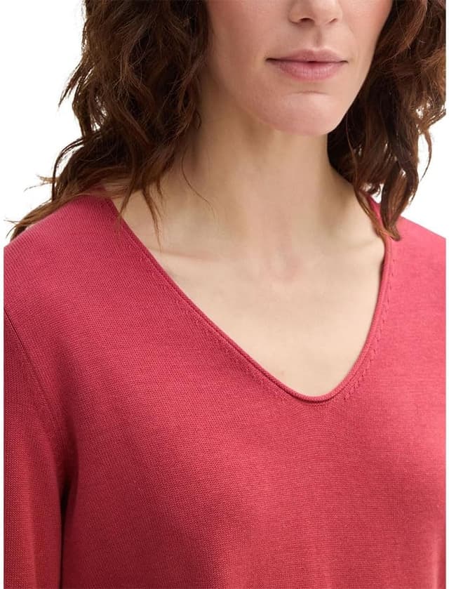 Detalle 2 de TOM TAILOR 1012976 pullover da donna: comodo e versatile per l’uso quotidiano