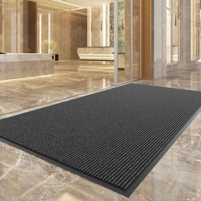 Detalle 2 de 100pointONE Front Door Mat for Outside Entrance (120" x 36") — low profile, non-slip scraper mat