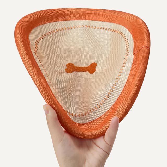 Detalle de Amazon Basics Hundefrisbee (leicht, flexibel, schwimmt auf Wasser) – 1er-Pack