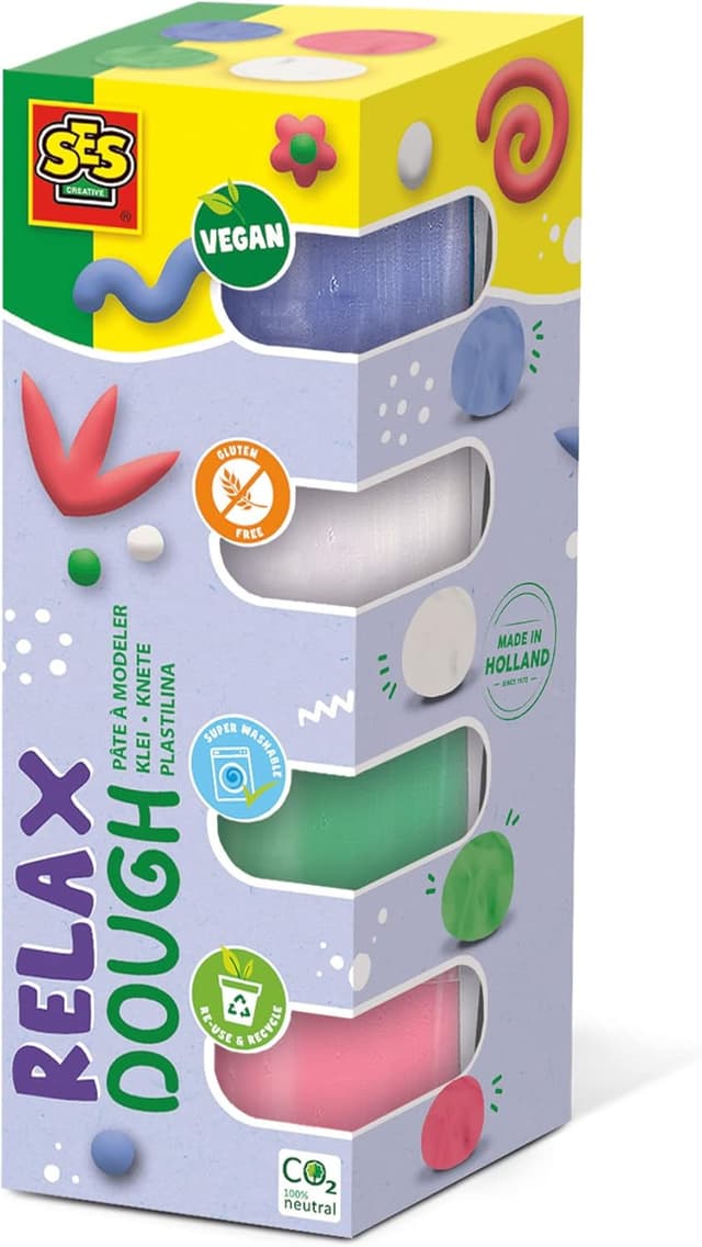Thumbnail 5 de SES Creative 00512 Pâte à modeler 4x90 g 🎨