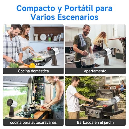 Thumbnail 7 de AMZCHEF Campana extractora portátil 120 m³/h