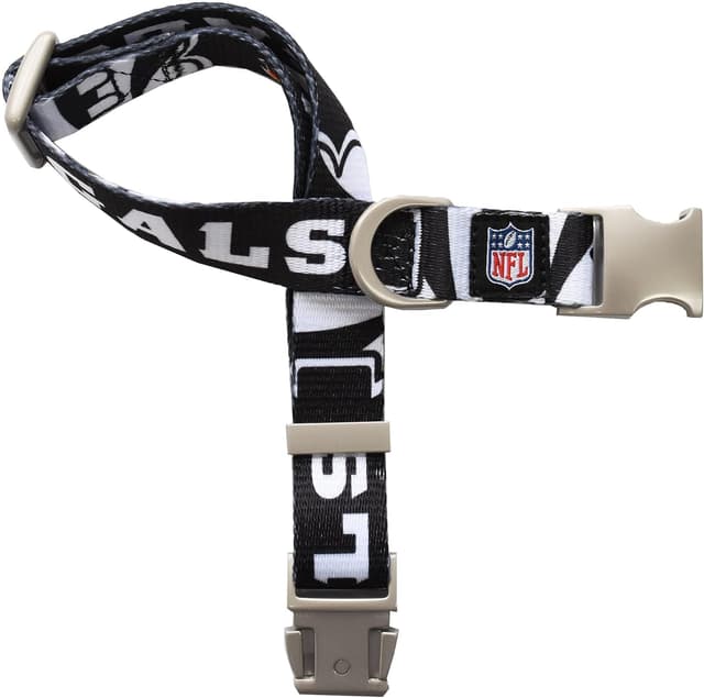 Detalle de Littlearth NFL Cincinnati Bengals Pet Premium Collar (Large) — 100% Polyester