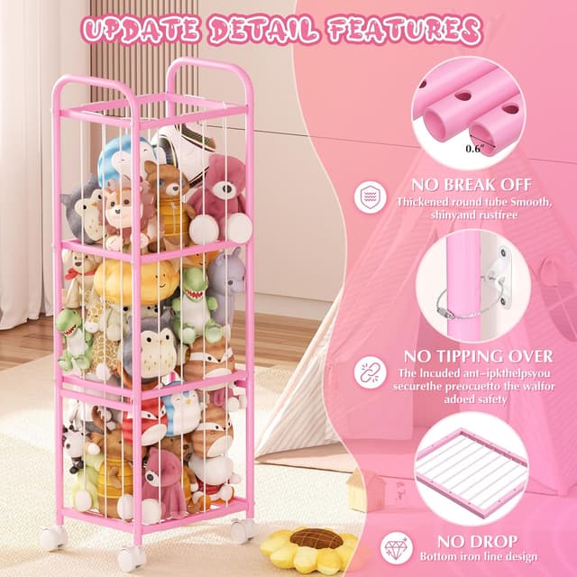 Thumbnail 6 de Oneyus Stuffed Animal Storage 53.5 in