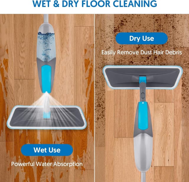 Thumbnail 1 de BPAWA Microfibre Spray Mop 550 ml for Floors 🧹