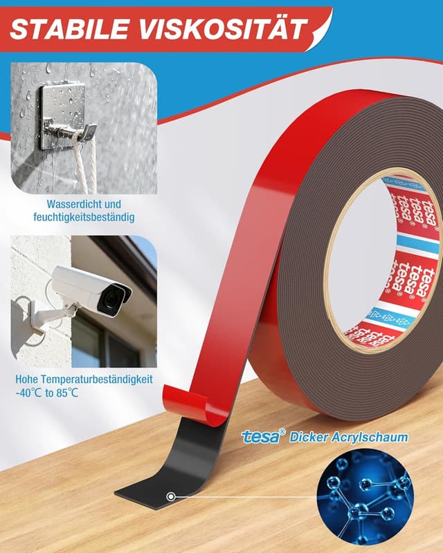 Detalle 2 de EMITEVER 6411 Doppelseitiges Klebeband 24 mm