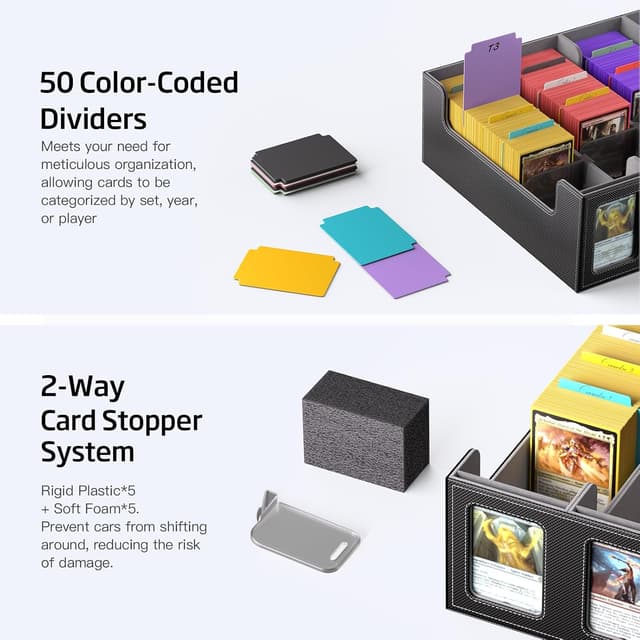 Thumbnail 4 de MORCCO Trading Card Storage Box 3900+ cards