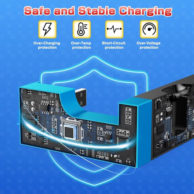 Detalle de Klipdasse Charging Dock for Nintendo Switch & Switch OLED (Up to 4 Joy-Con Controllers)