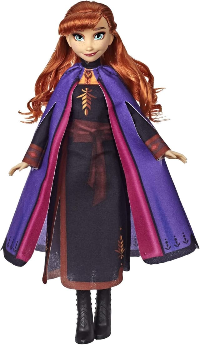 Detalle de Disney Frozen Anna Puppe mit langem Haar
