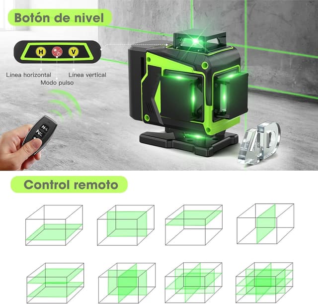 Detalle de Nivel Laser Autonivelante 360° 16 líneas