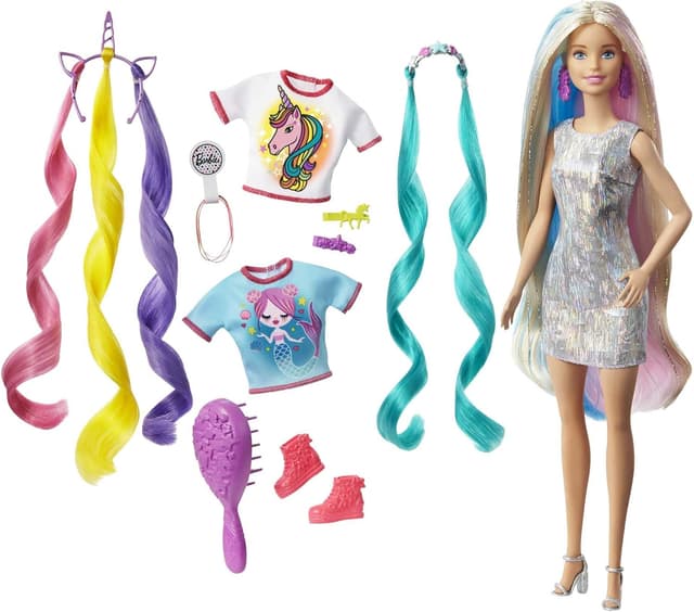 Thumbnail 6 de Barbie Fun & Fancy Hair poupée 21,5 cm