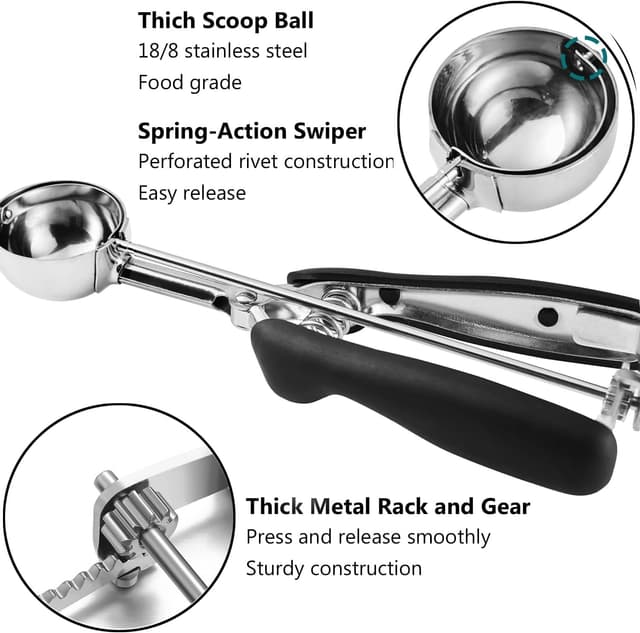 Thumbnail 3 de JUNADAEL J Cookie Scoop Set 3 Sizes