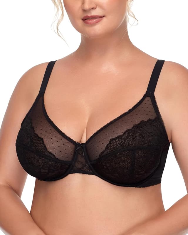 Imagen de HSIA Lace Minimizer Bra I Cup en OfertitasTOP
