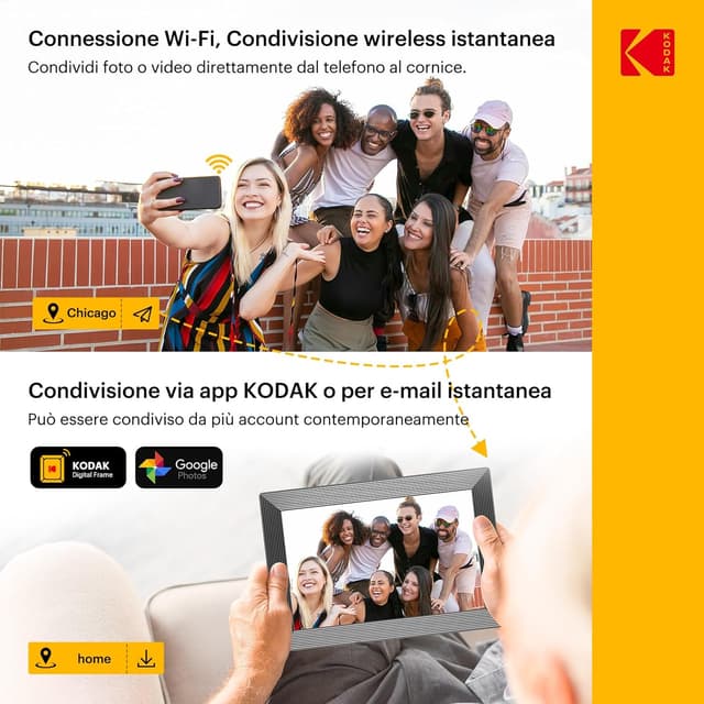 Thumbnail 2 de KODAK Cornice Digitale 10,1 Pollici