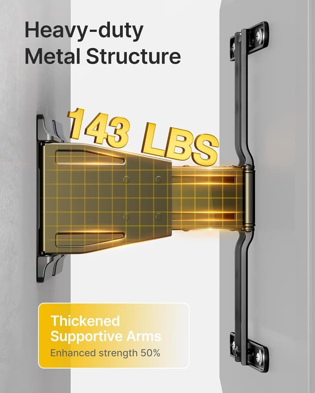 Thumbnail 2 de monTEK 0.77" Ultra Slim TV Wall Mount for 37-75" TVs
