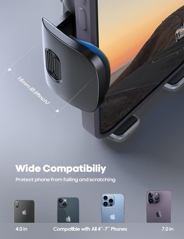 Thumbnail 5 de Lamicall 2026 Federclip 4–7 Zoll Halterung