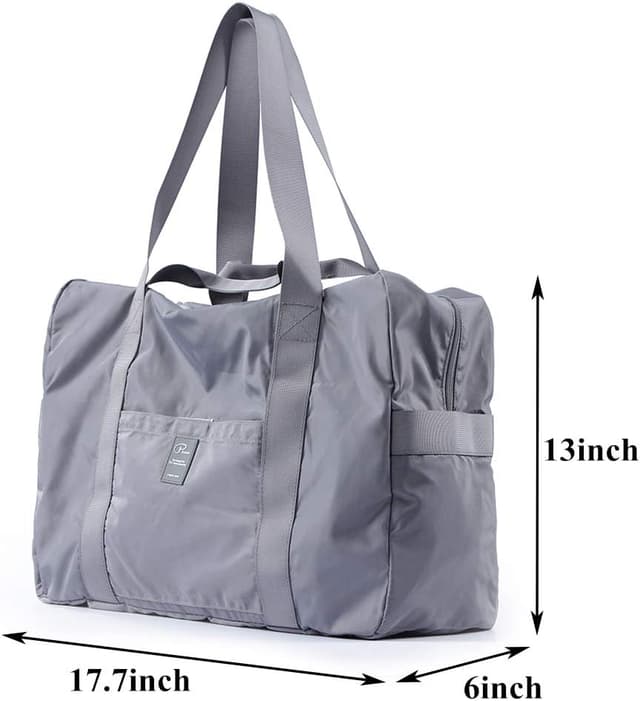 Detalle de VanFn Foldable Travel Duffel Bag (P.Travel Series) – water-resistant nylon gym and weekend tote