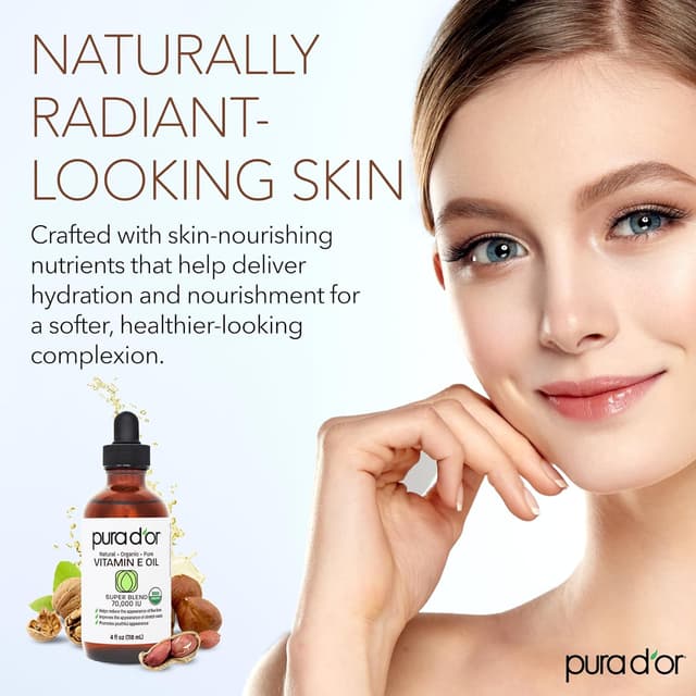 Thumbnail 3 de PURA D'OR 4 Oz Organic Vitamin E Oil for Skin & Hair