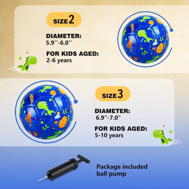 Thumbnail 6 de INPODAK Toddler Football Size 2 for Kids