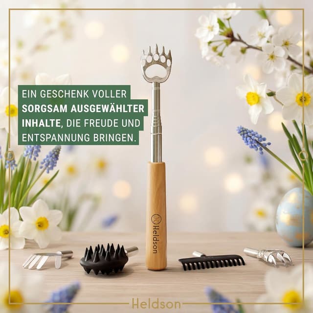 Thumbnail 6 de HELDSON Rückenkratzer Holz 73 cm