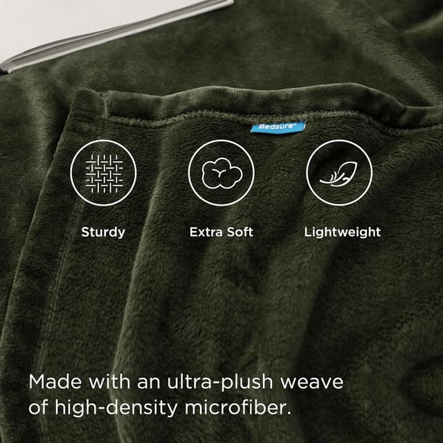 Detalle de Bedsure Fleece throw blanket 150x200cm