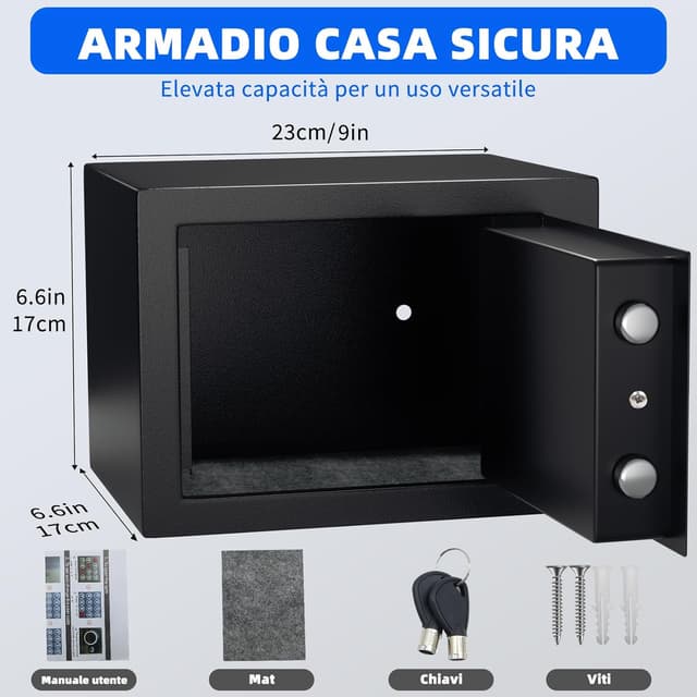 Thumbnail 4 de 6,6‑L Tresor für Zuhause – Elektronischer Safe 🔐