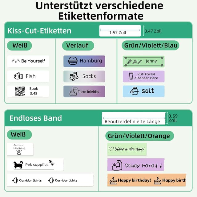 Thumbnail 5 de ORGSTA S001 Etikettendrucker 2000 mAh 🖨