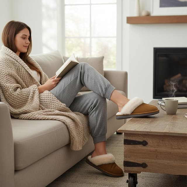 Thumbnail 2 de JOMIX Pantofole Donna Invernali Pelose