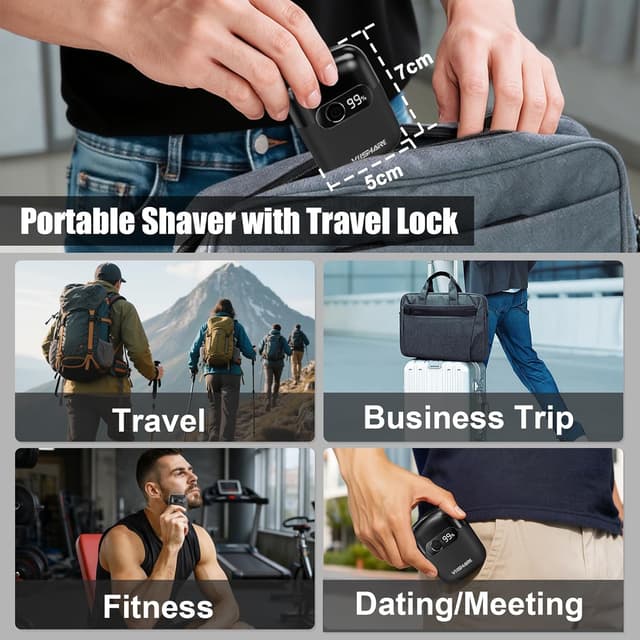 Detalle de VIISHARE Electric Foil Shaver 9500RPM