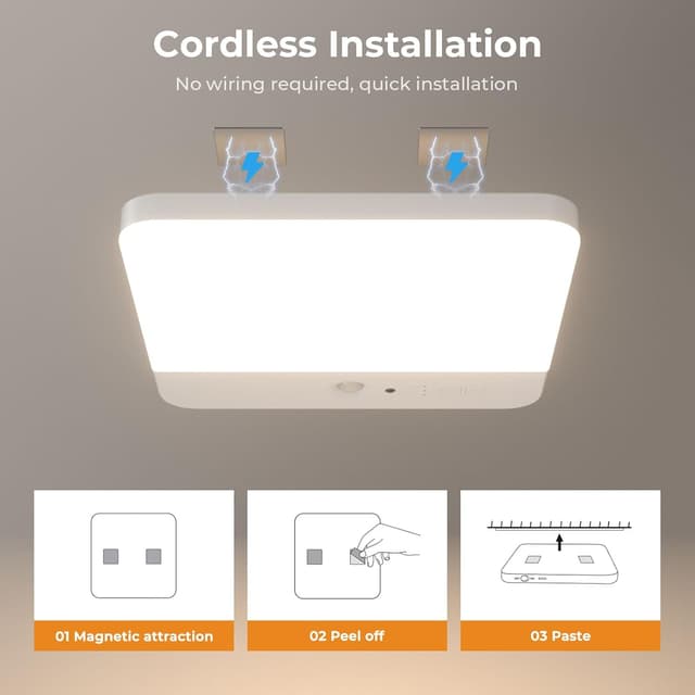 Thumbnail 6 de FULEN cordless LED ceiling light 6000mAh