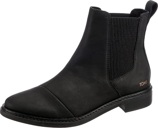 Thumbnail 5 de TOMS Charlie Leather Women’s Chestnut Heeled Chelsea Boots