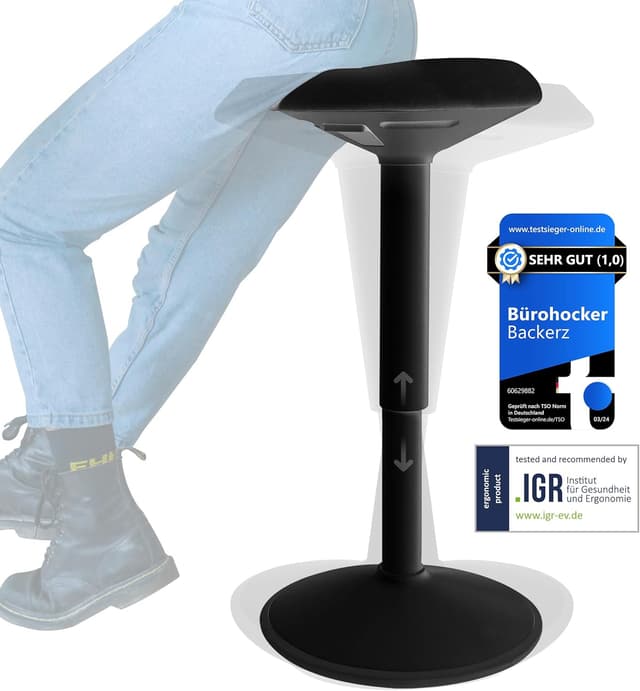 Imagen de Backerz Bürohocker 55-80 cm en OfertitasTOP