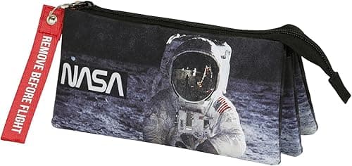 Detalle de NASA Astronaut-Portatodo Triple FAN 2.0 🖤 - Negro, 23 x 11 cm