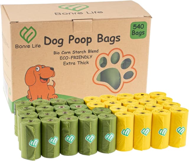 Detalle de Bonre Life Dog Poop Bags 540 biodegradable