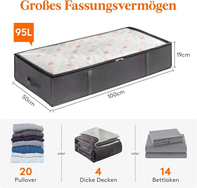 Thumbnail 2 de Lifewit Aufbewahrungstasche 95L 4er Set