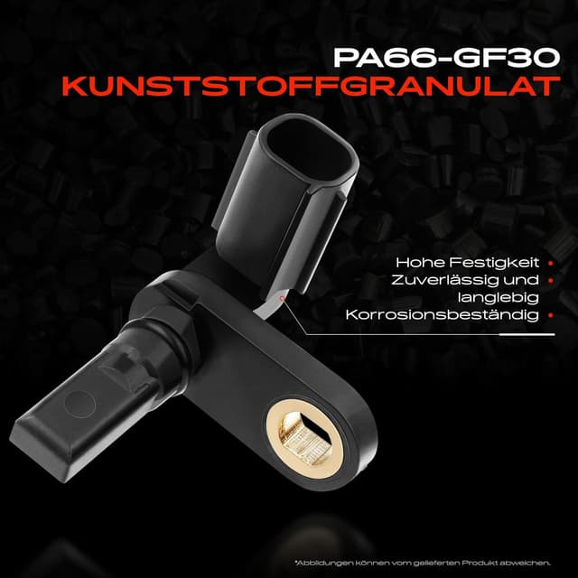 Detalle de ABS-Raddrehzahl-Sensor Vorderachse links 6E0927803A (für A2 8Z0 & Lupo 60 1.2 TDI, 1999–2005)