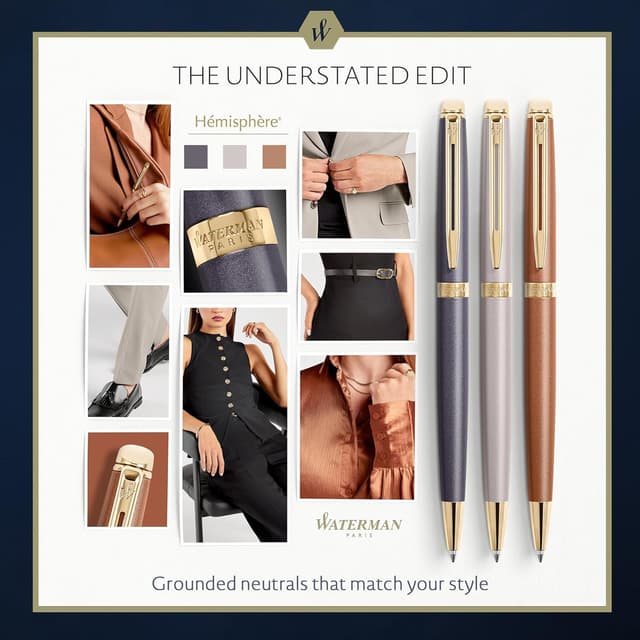 Thumbnail 5 de Waterman Hémisphère penna roller rosso rame ✒