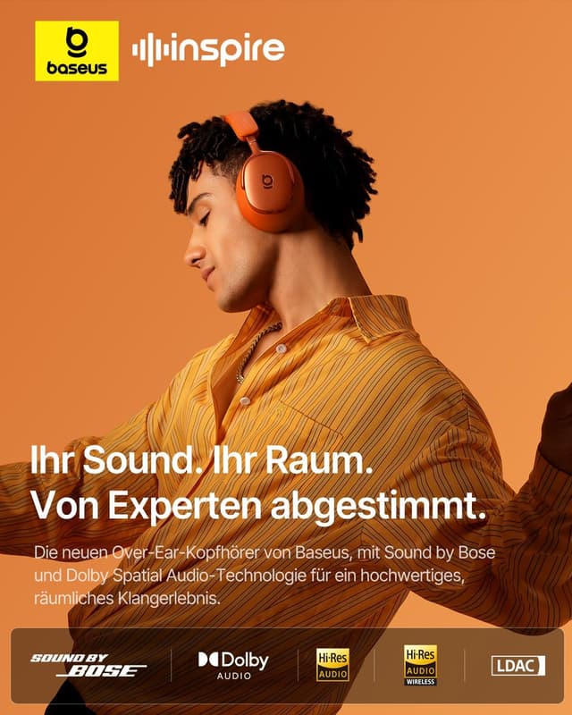 Detalle 2 de Baseus Inspire XH1 Noise-Cancelling Kopfhörer