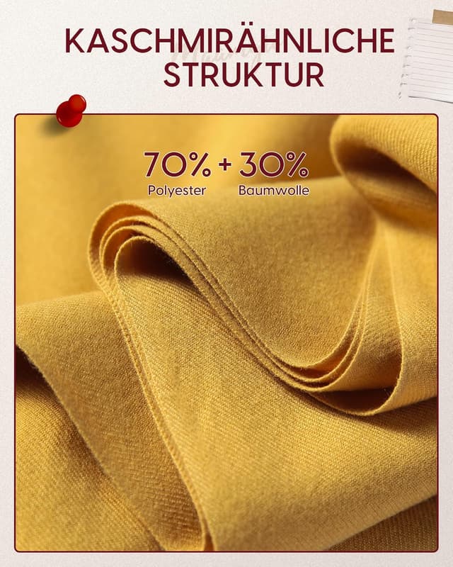 Thumbnail 3 de MaaMgic Schal Damen 200 cm Pashmina 🧣