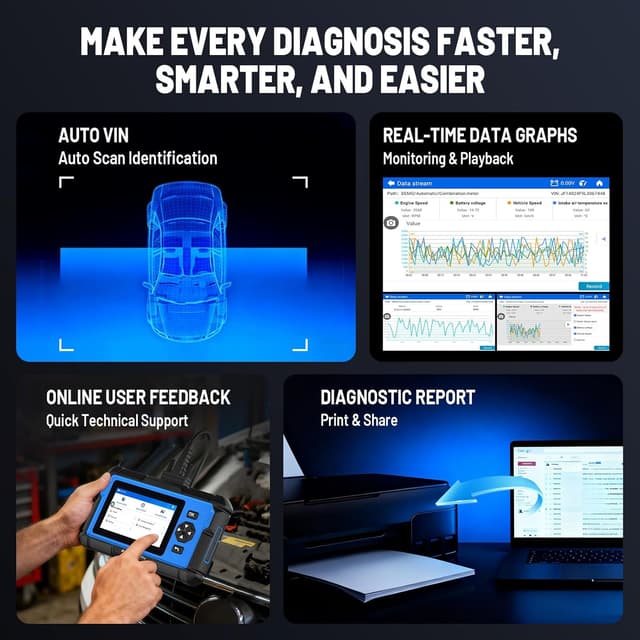 Thumbnail 5 de TOPDON ArtiDiag600 Pro OBD2 Scanner 5"