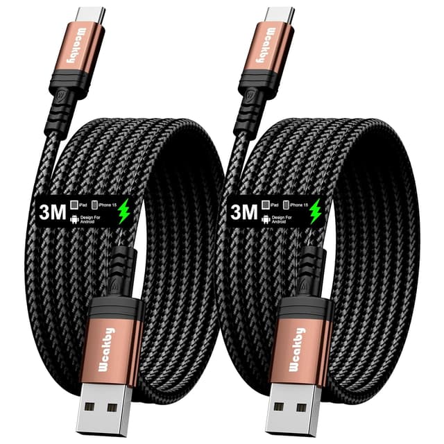 Detalle de USB auf USB‑C Schnellladekabel 3 m 🔌