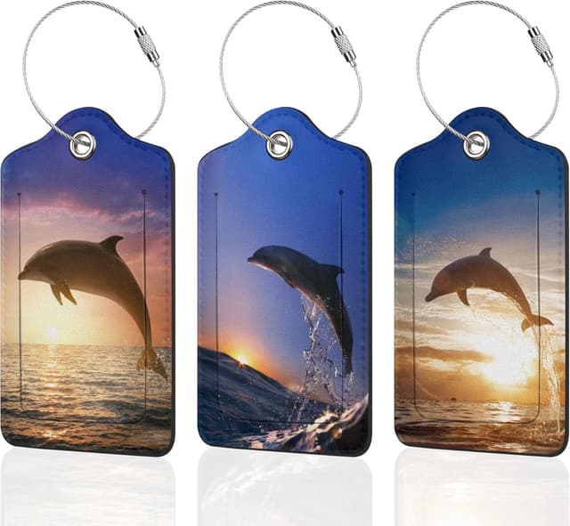 Imagen de Dolphin Luggage Tag Set en OfertitasTOP