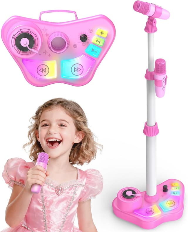 Imagen de Dislocati Microphone Enfant Rose en OfertitasTOP