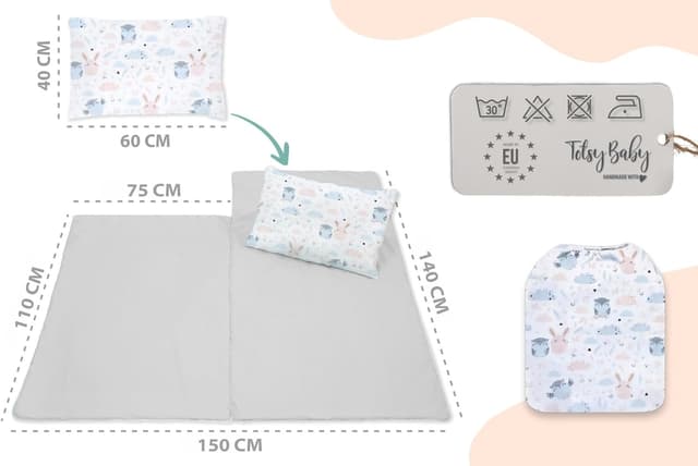 Thumbnail 2 de Schlafsack Kinder 75x140 cm Eulen